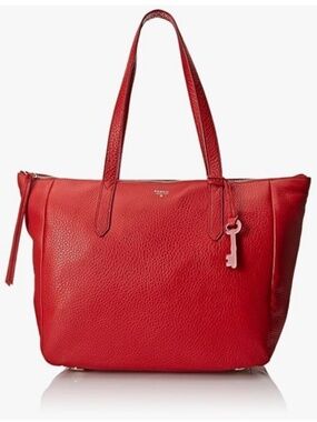 ⭐️ Fossil Sydney Women's Tote bag (Claret Red)